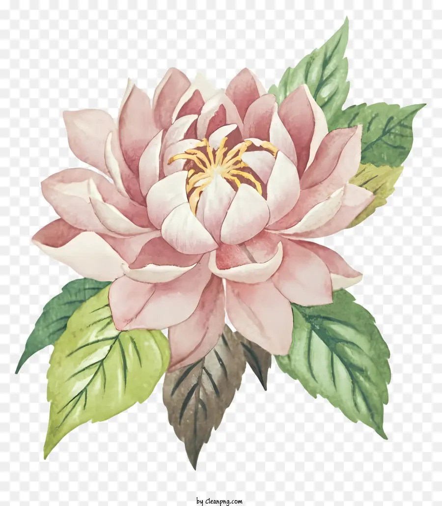 Flor De Loto Rosa，Pétalos De Loto Abiertos PNG