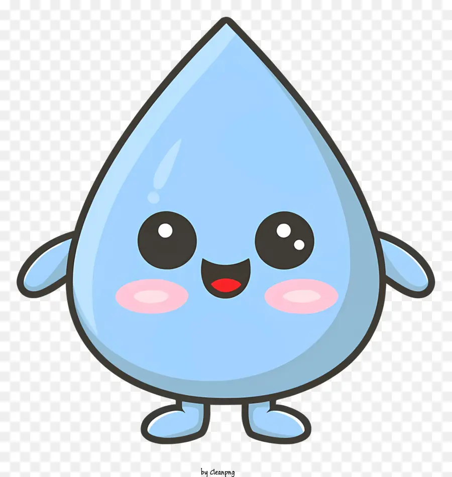 Personaje De Dibujos Animados，Gota De Agua PNG