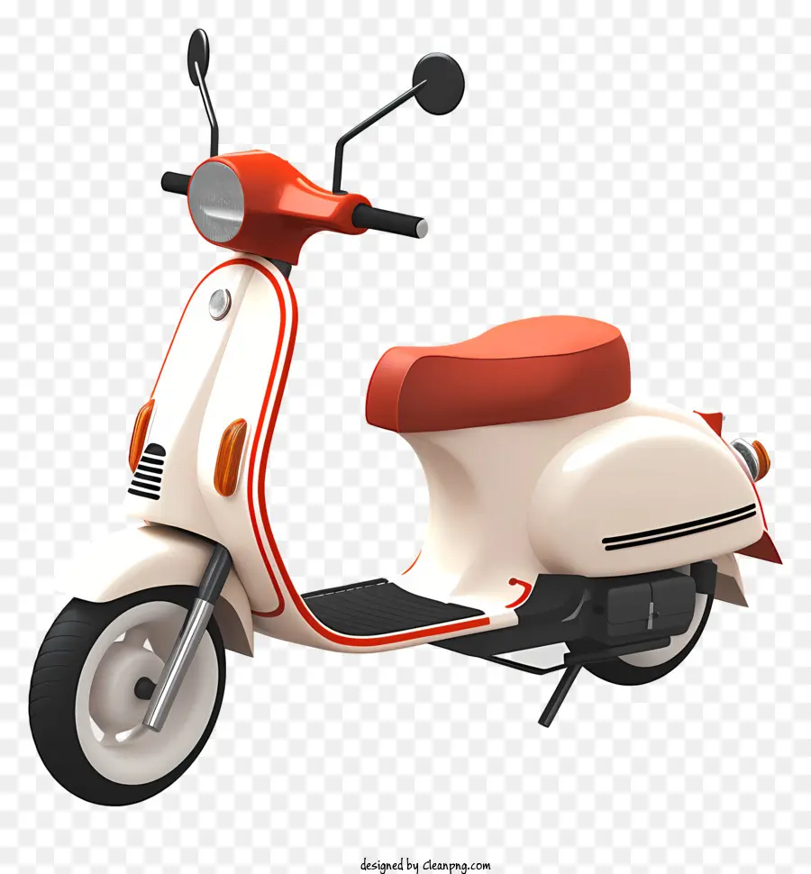 Scooter，Scooter Verde Y Rojo PNG