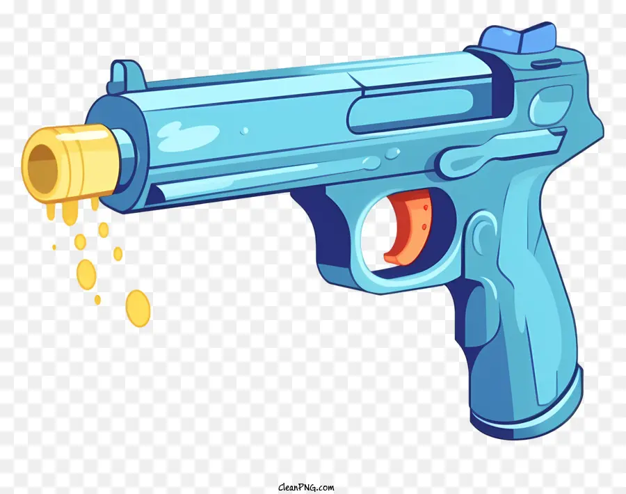 Pistola Azul，Agujero PNG