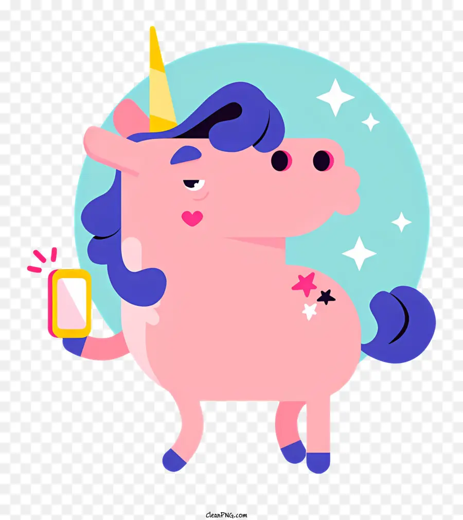 Unicornio，Smartphone PNG