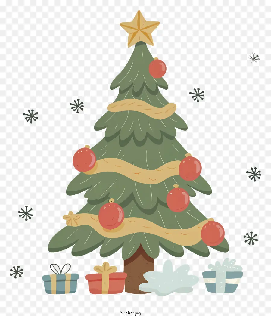 árbol De Navidad，Regalos PNG