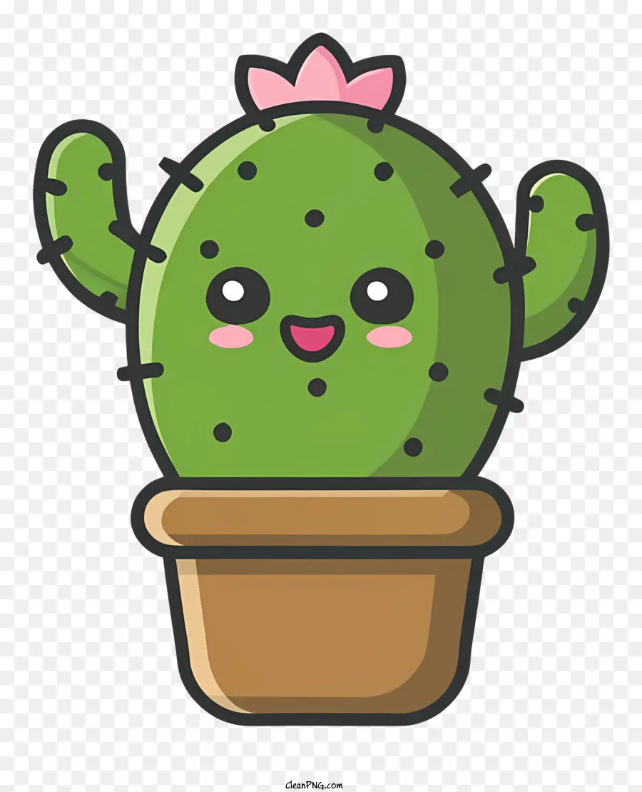 Dibujos Animados De Cactus，Lindo Cactus PNG