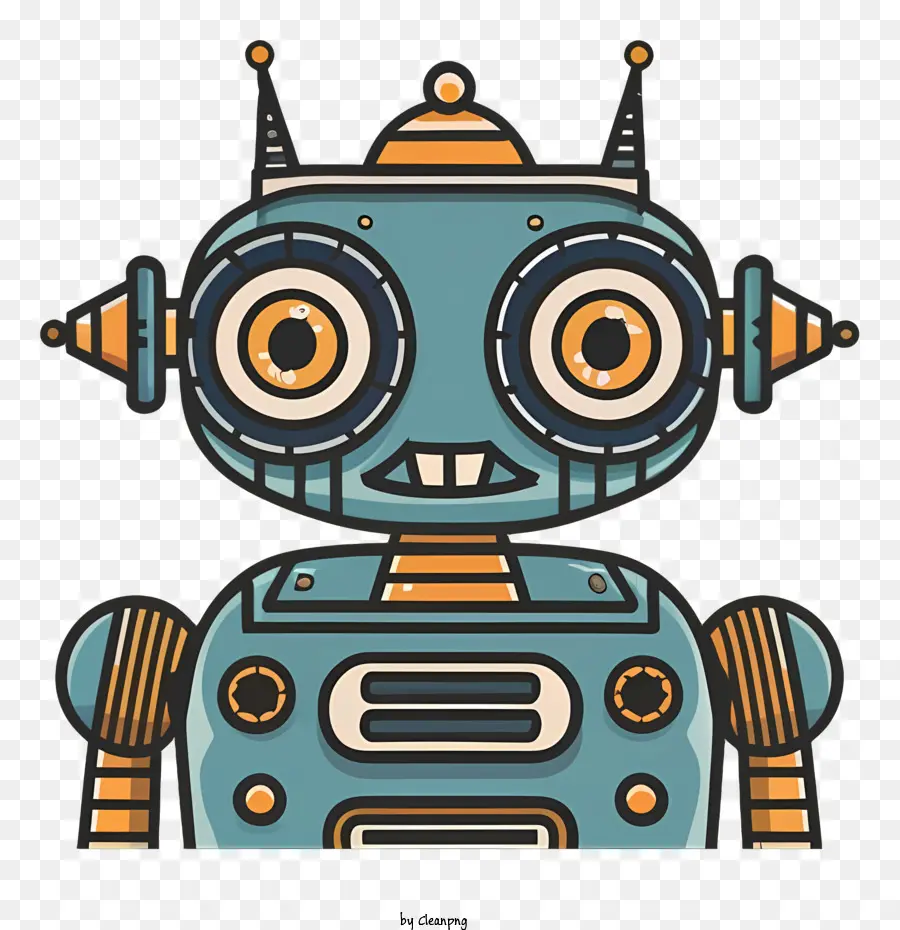 Robot Lindo，Robot Sonriente PNG