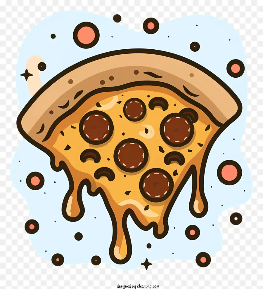 Imagen De Pizza De Dibujos Animados，Rebanada De Pizza PNG