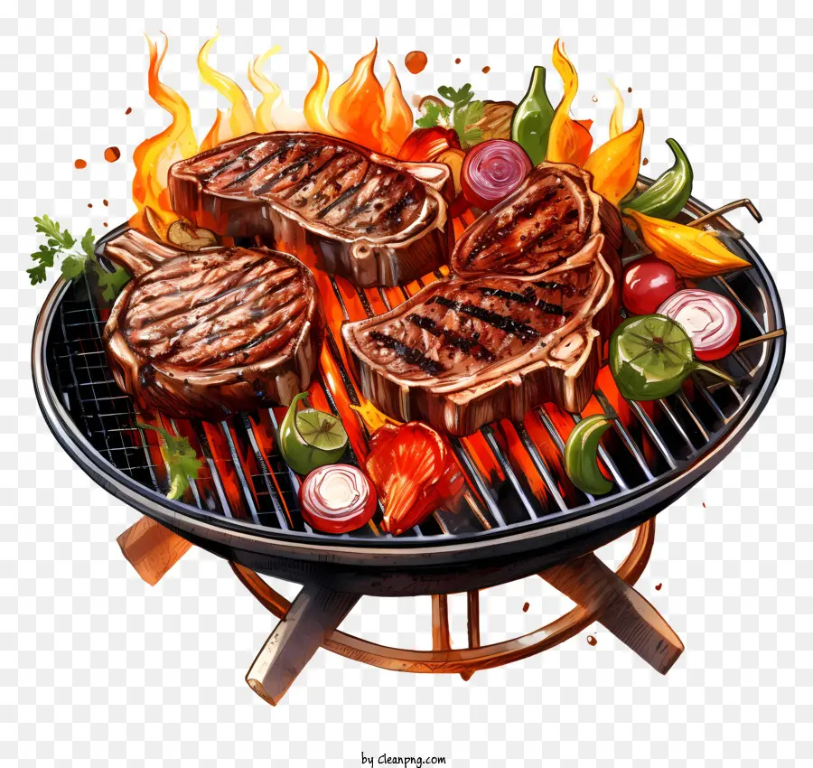 La Parrilla Del Bbq，Tipos De Carne PNG