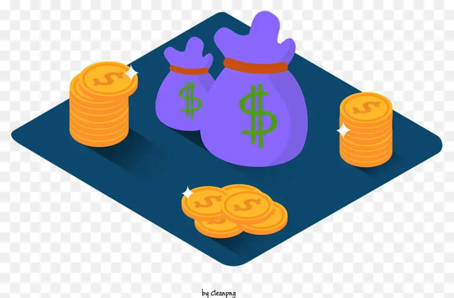 Monedas，Bolsas De Dinero PNG