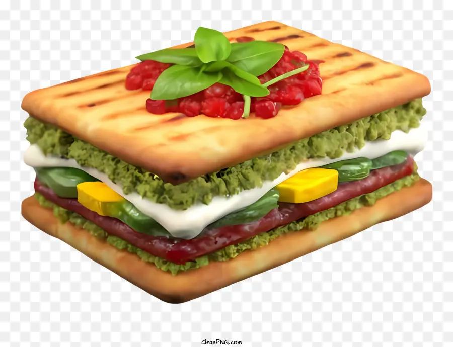 Sandwich，Lechuga PNG