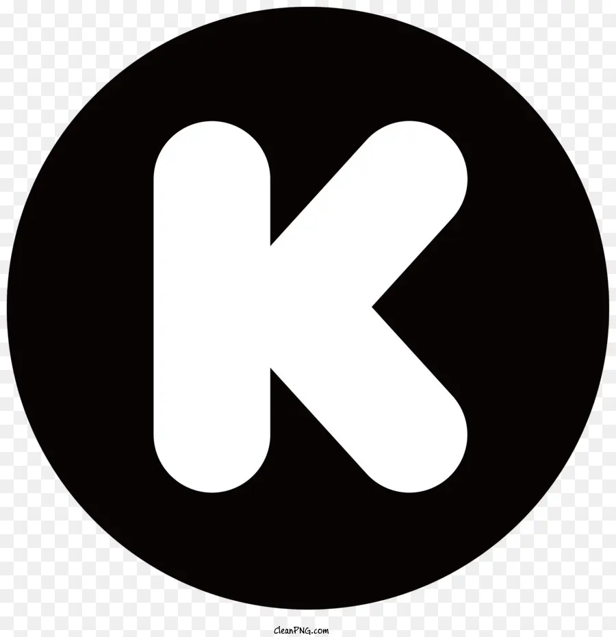 Logotipo En Blanco Y Negro，Logotipo De La Compañía K PNG