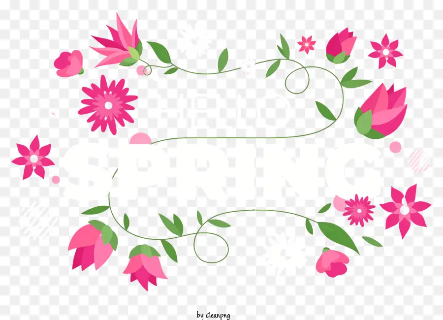 Diseño Floral，Flores Blancas Y Rosas PNG