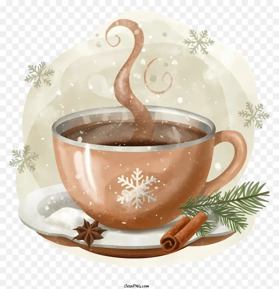 Cacao Caliente，Chocolate Caliente PNG