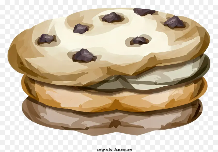 Cookie，Chips De Chocolate PNG