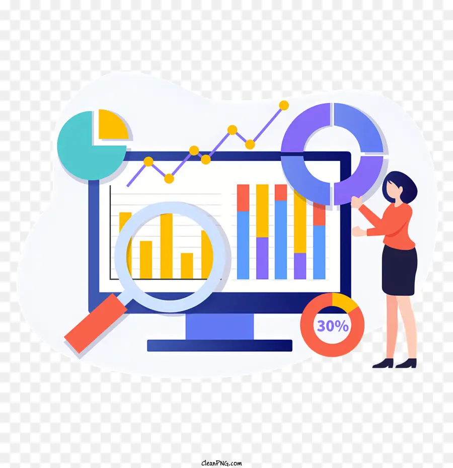 Análisis De Negocio，Visualización De Datos PNG