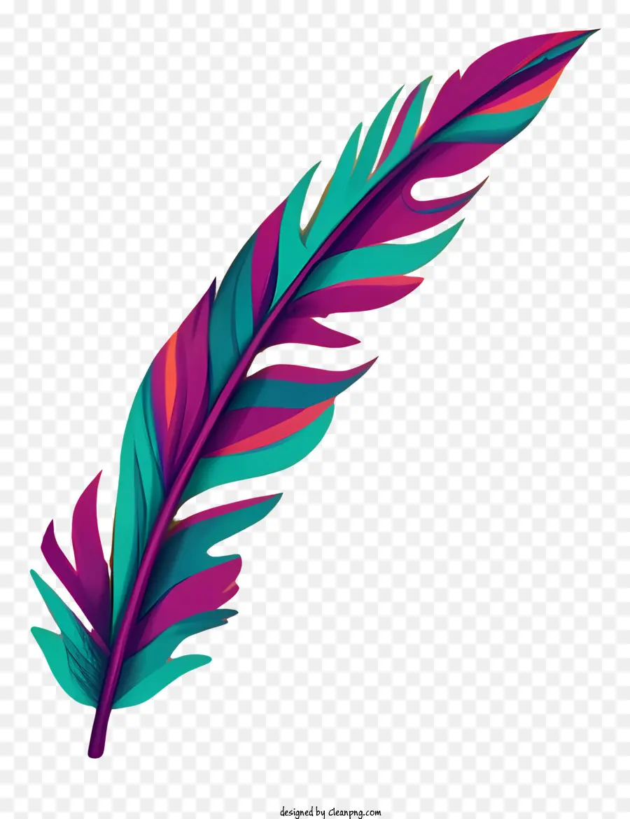 Pluma，Pluma Colorida PNG