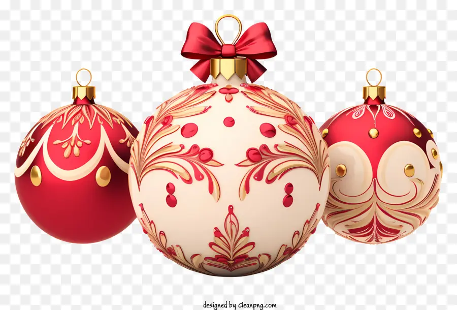 Adornos De Navidad，Decoraciones Redondas PNG