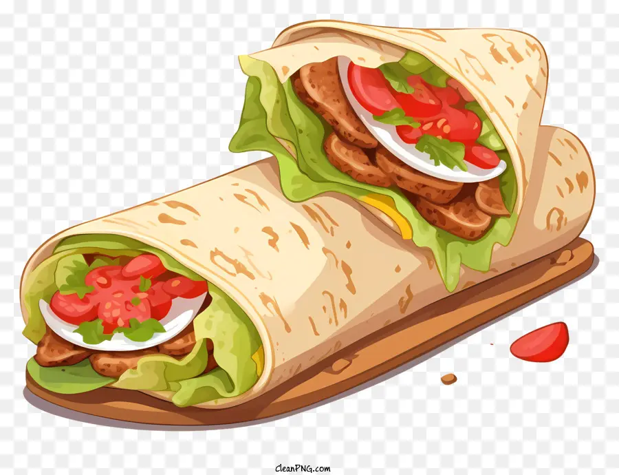 Burrito，Comida Mexicana PNG