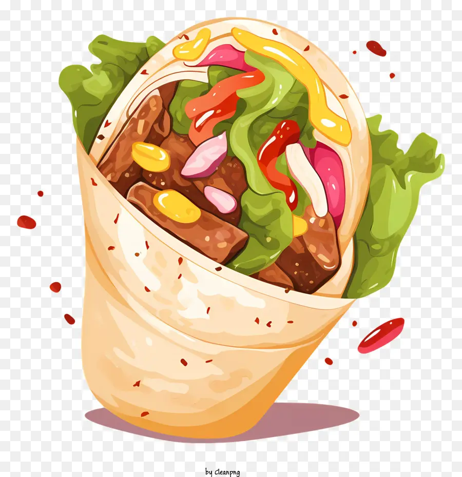 Burrito，Ingredientes PNG