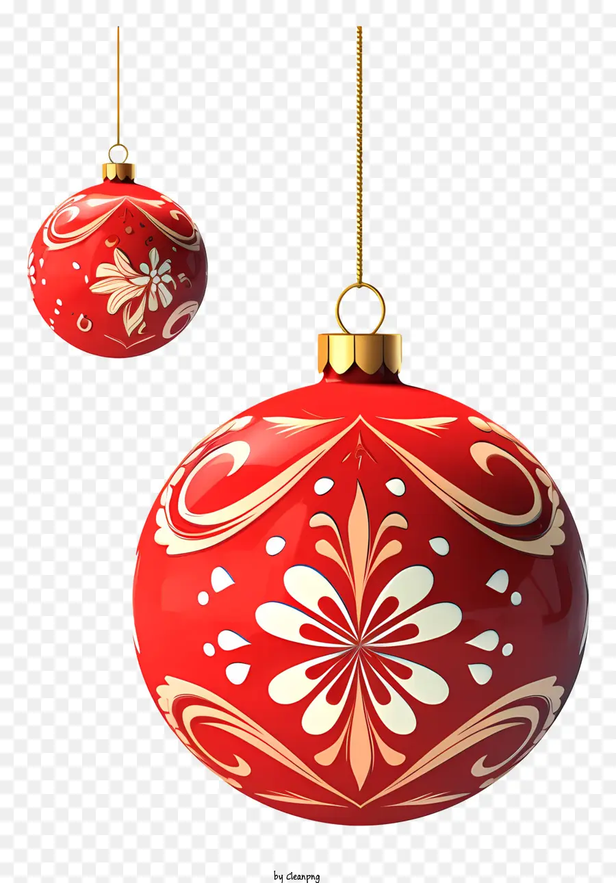 Adorno De Navidad，Rojo PNG