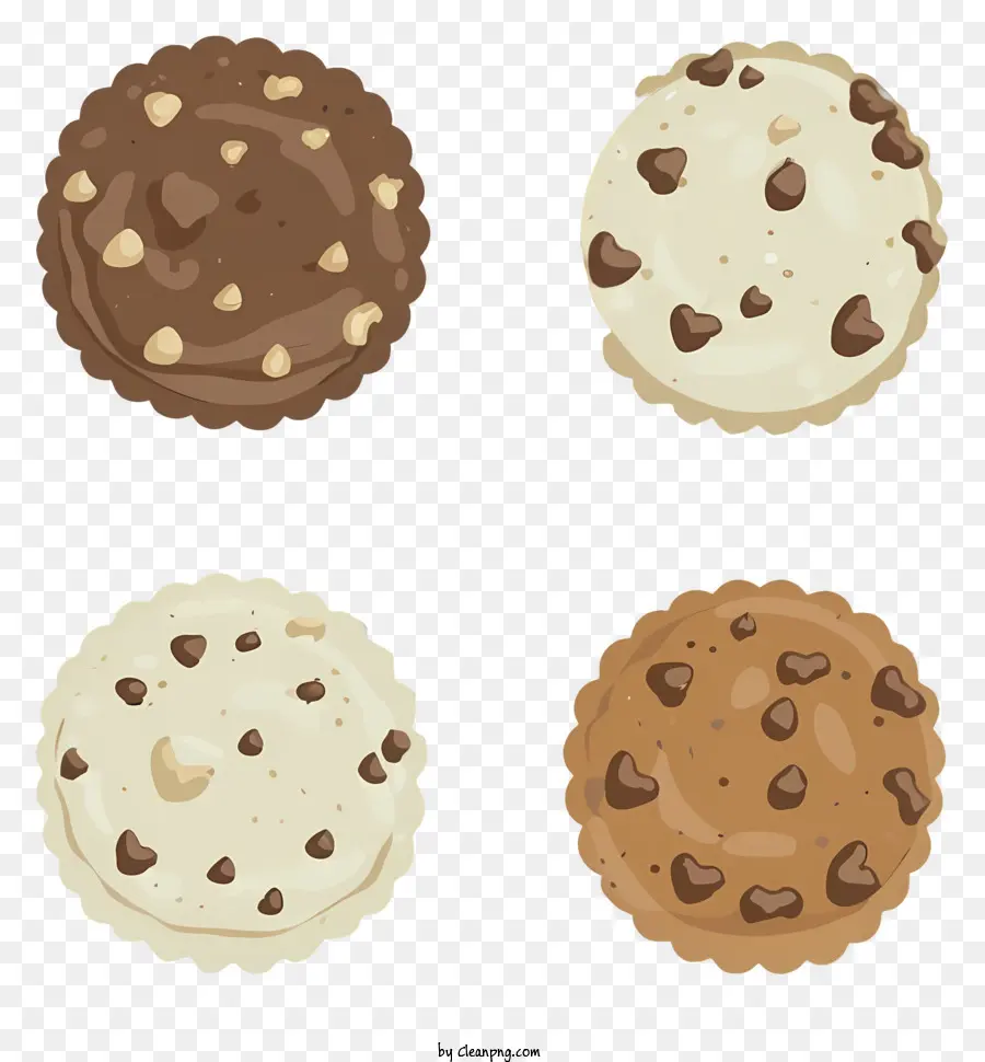 Galletas Con Chispas De Chocolate，Coberturas De Galletas PNG