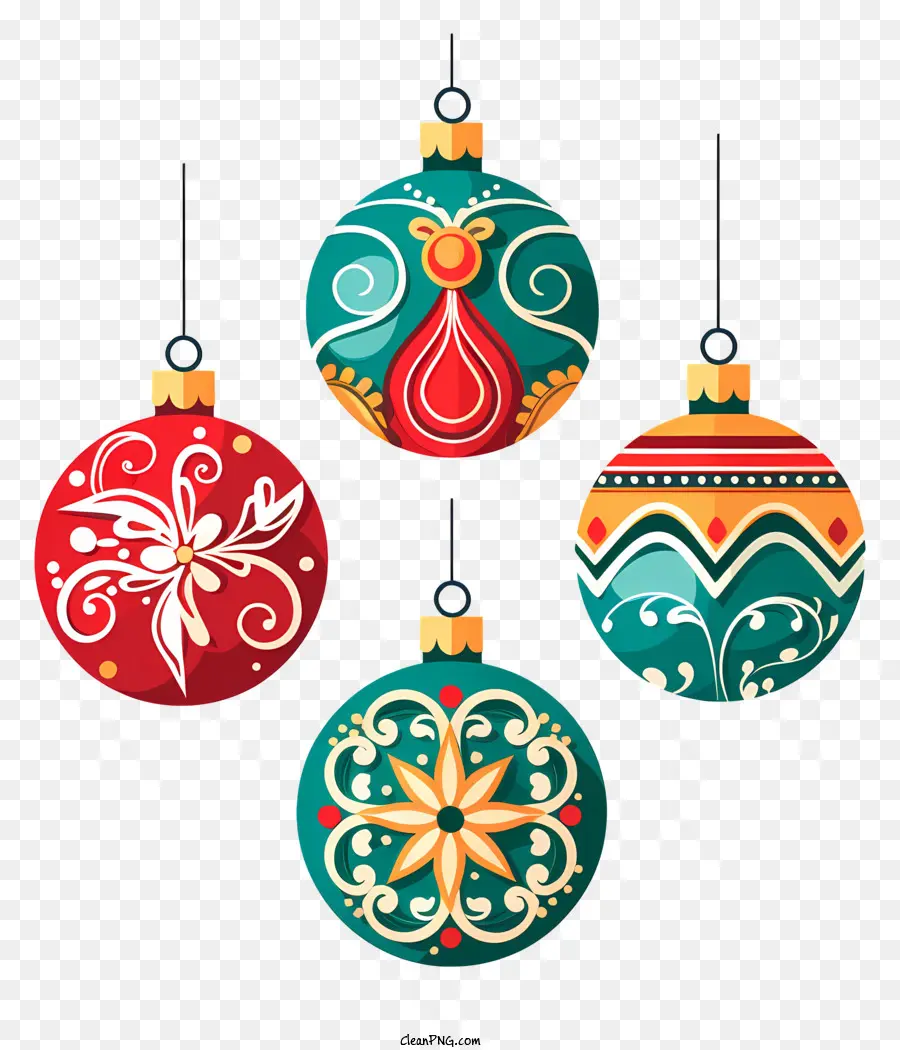 Adornos De Navidad，Rama De árbol PNG