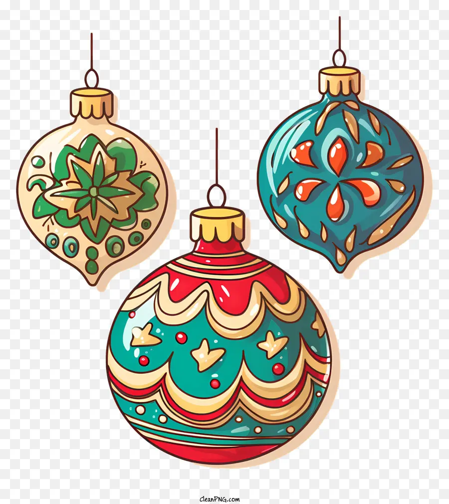 Adornos De Navidad，Adornos De Vidrio PNG