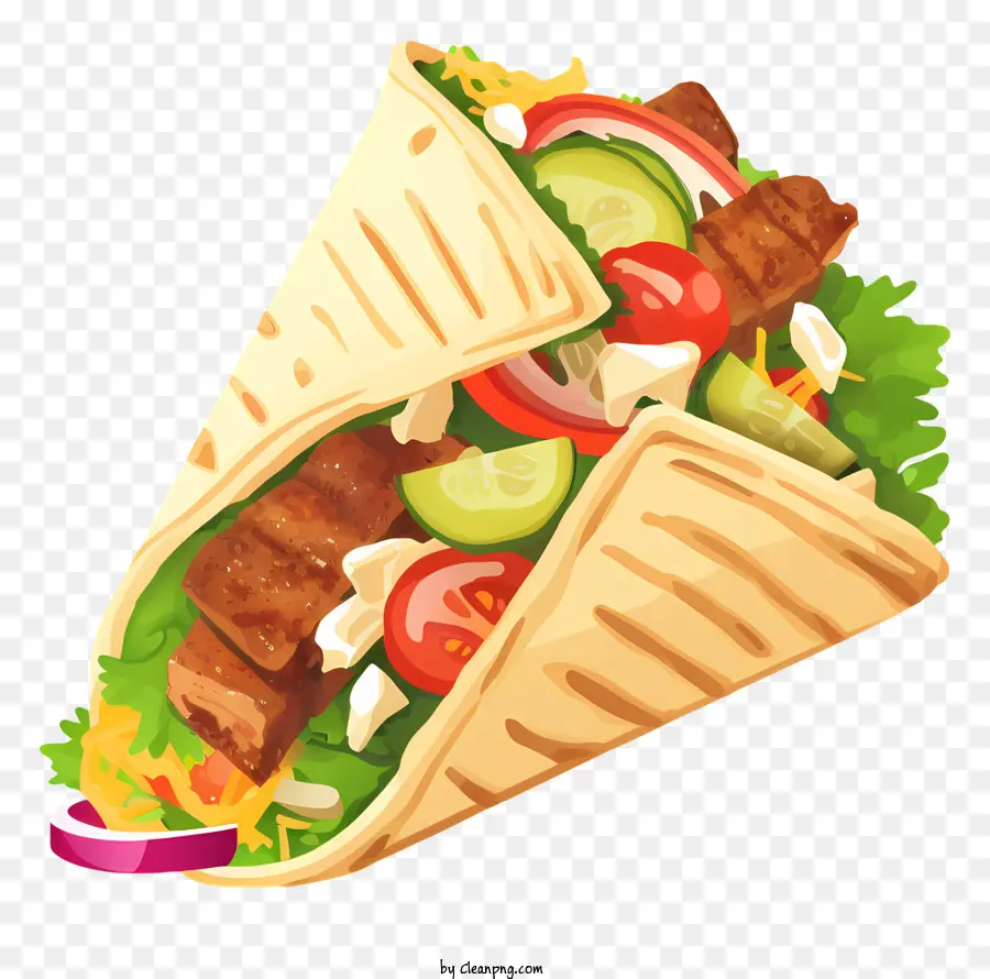 Tacos，Sándwich De Envoltura PNG