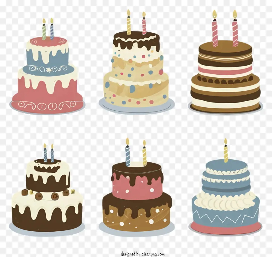 Tortas De Cumpleaños，Glaseado PNG