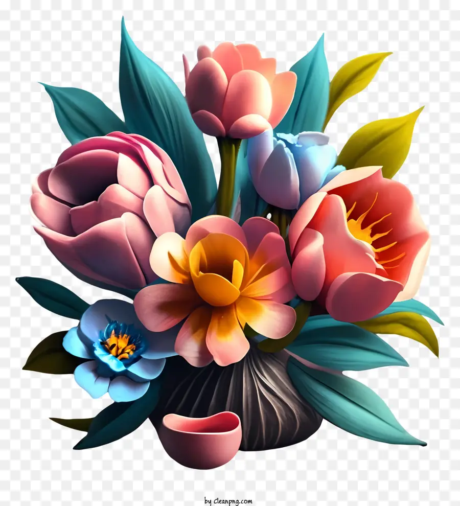 Florero，Flores PNG