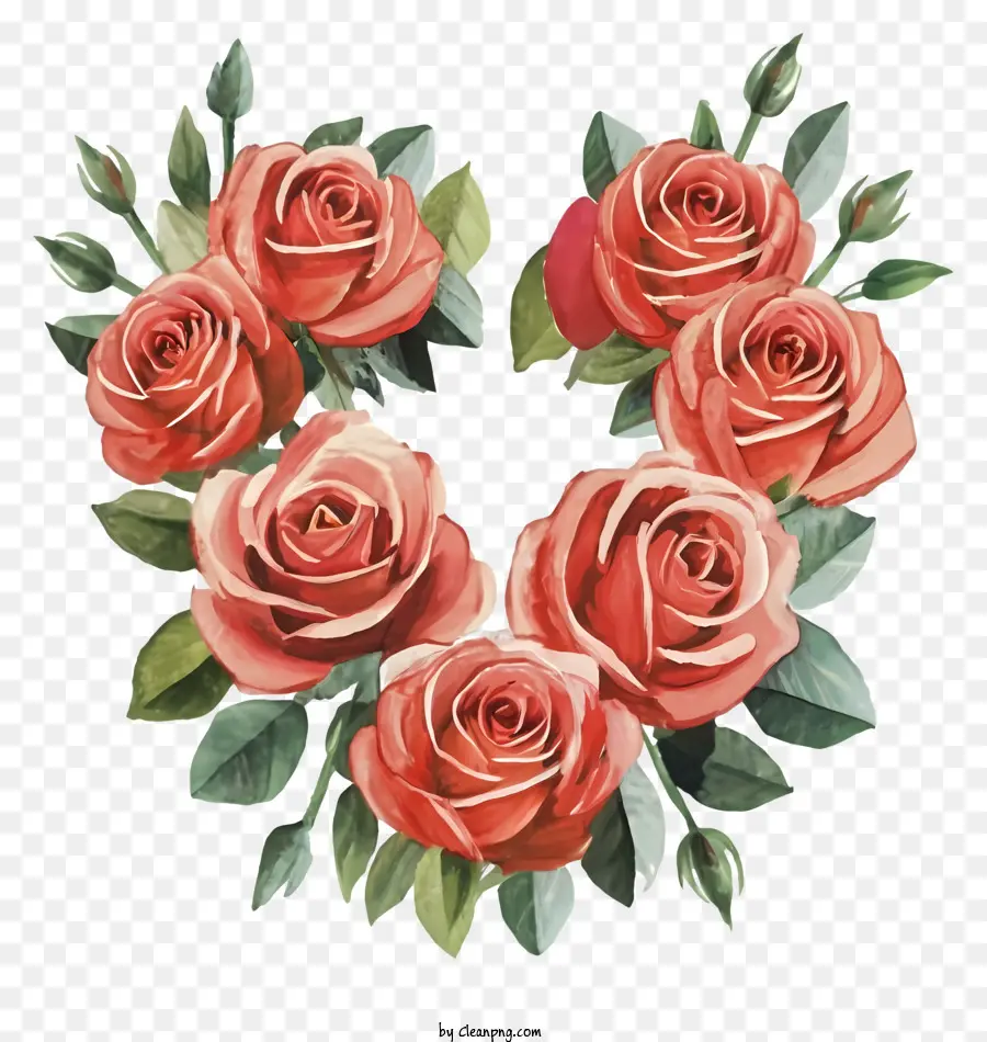 Diseño Floral Antiguo，Rosas Durazno PNG