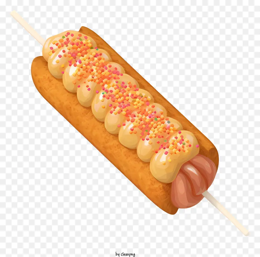 Hot Dog Con Chispas，Hot Dog Con Ketchup PNG