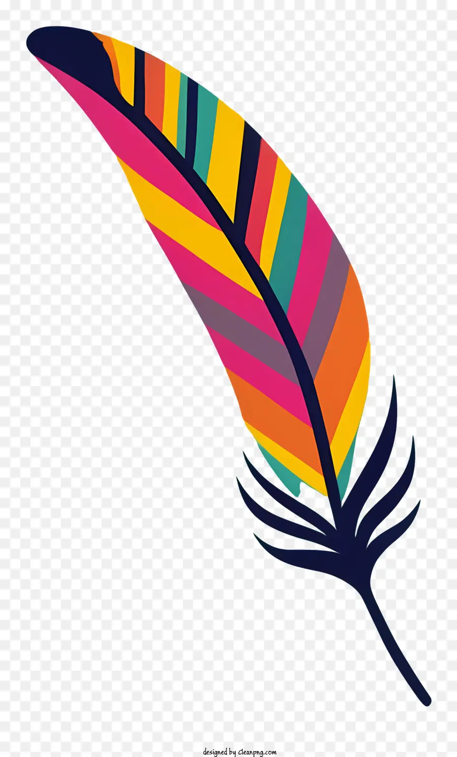 Pluma，Pluma Colorida PNG