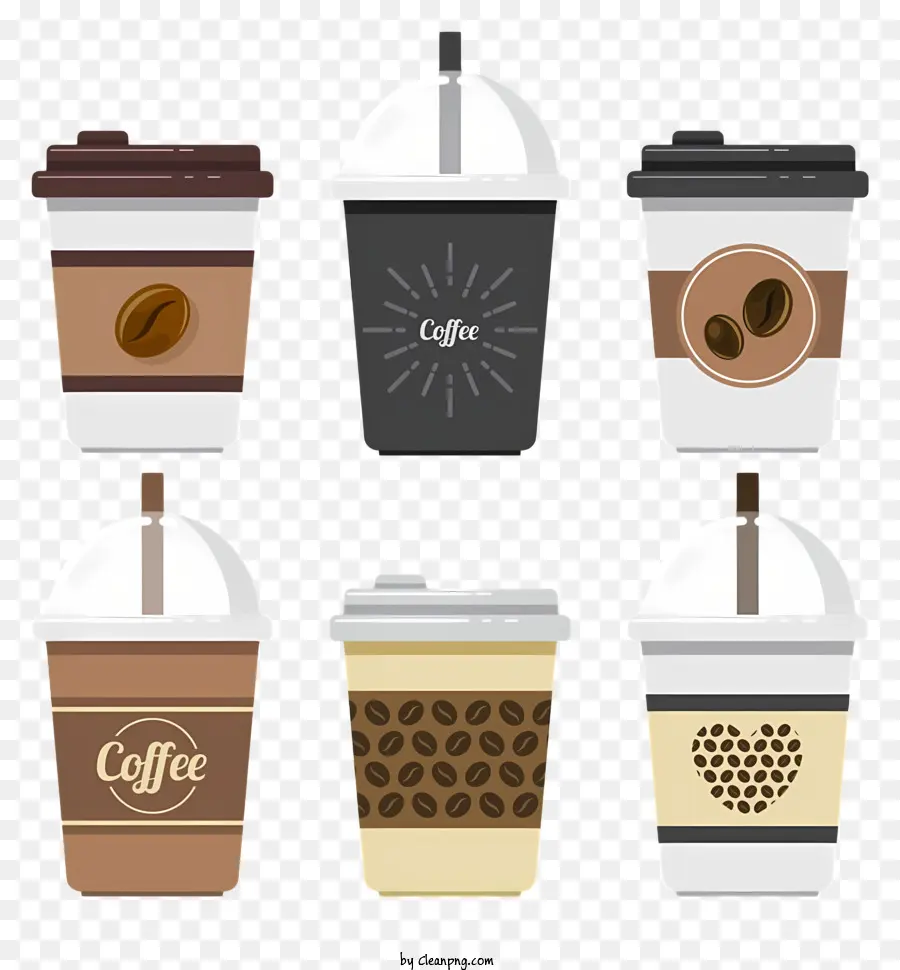 Las Tazas De Café，Tazas De Papel PNG