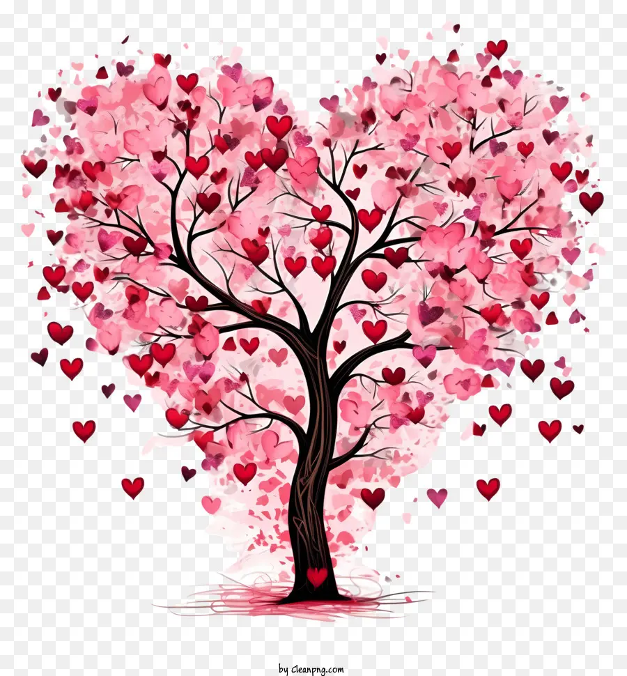 Árbol，árbol En Forma De Corazón PNG