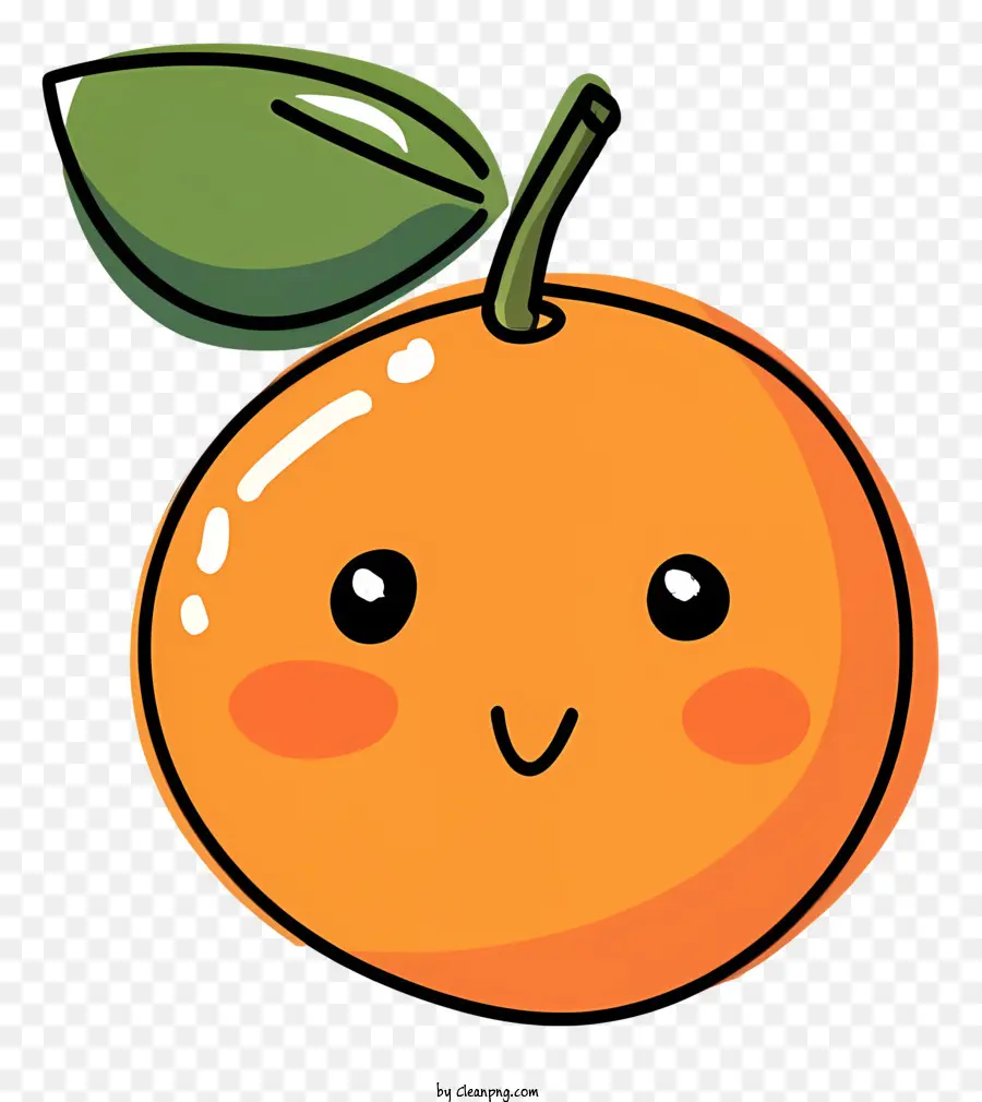 Naranja Sonriente，De Dibujos Animados Naranja PNG