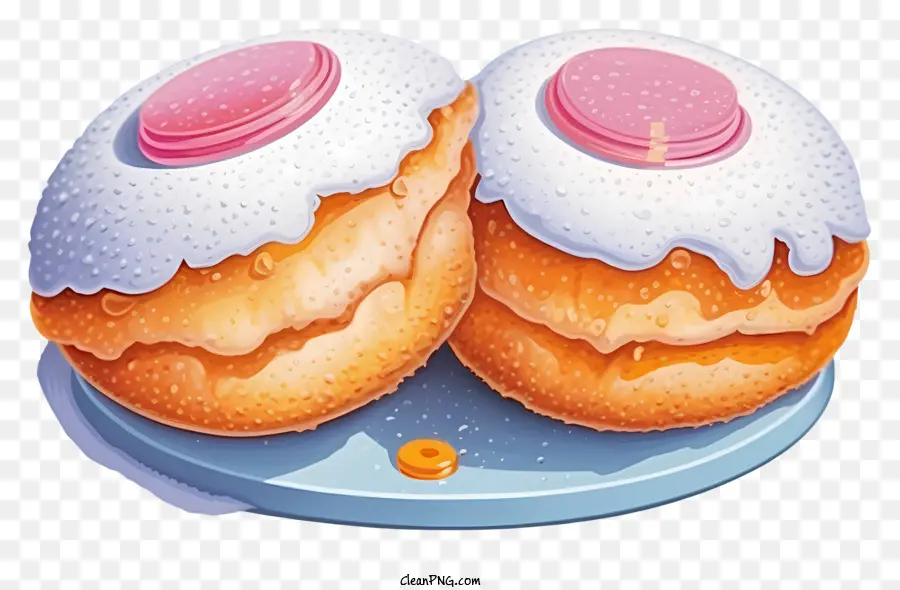 Donuts，Relleno De Crema PNG