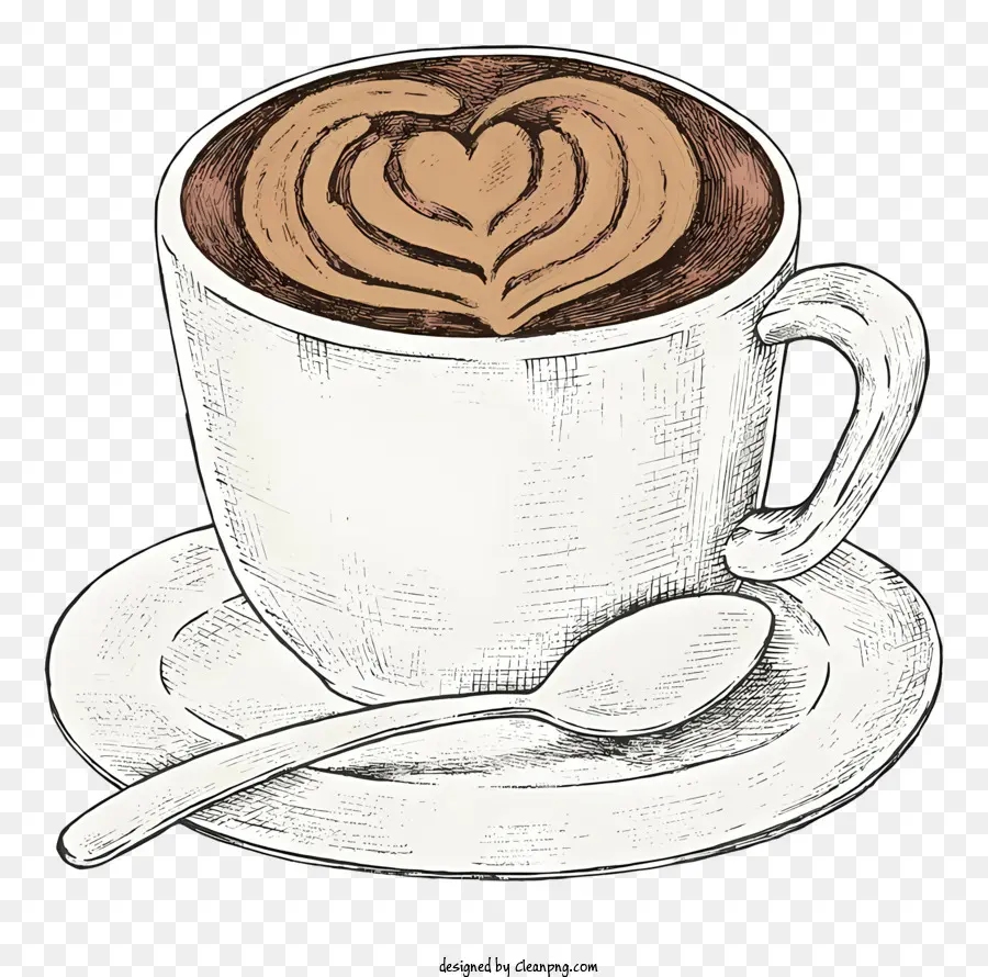 Café，Arte Del Café Con Leche PNG