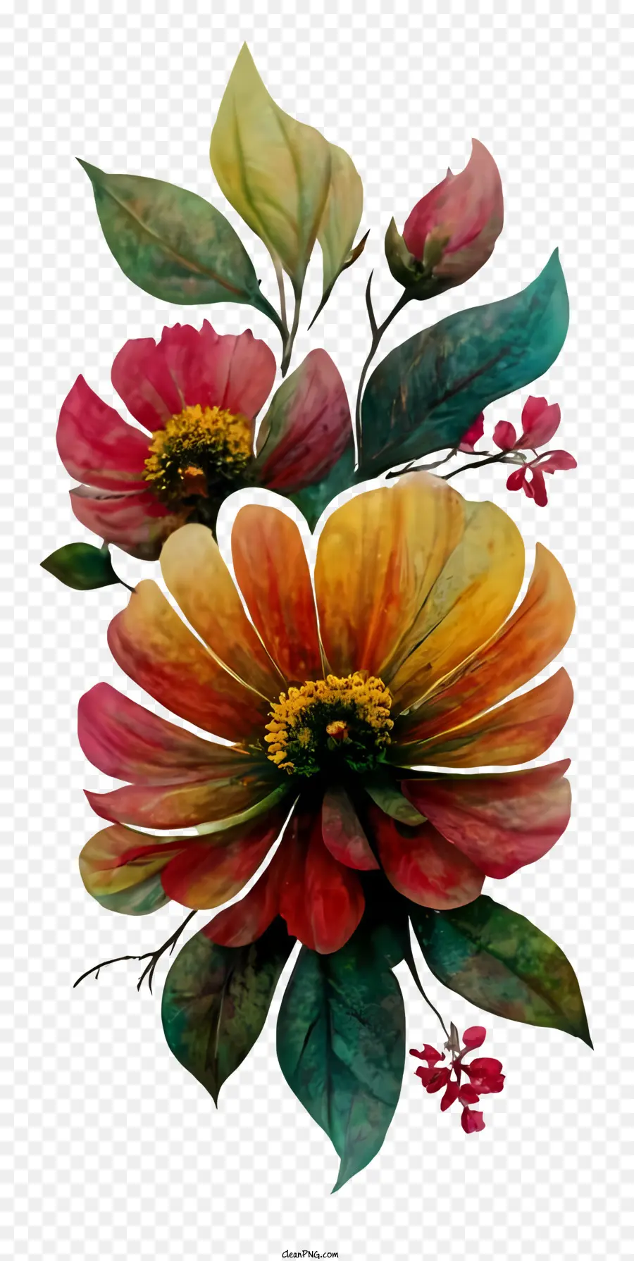 Arreglo Floral，Flores PNG