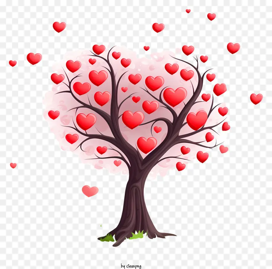 Amar，árbol Del Corazón PNG