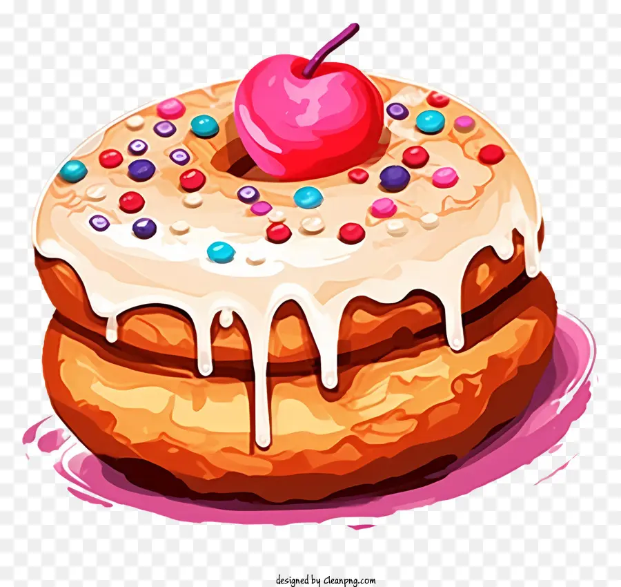 Donut，Cereza PNG
