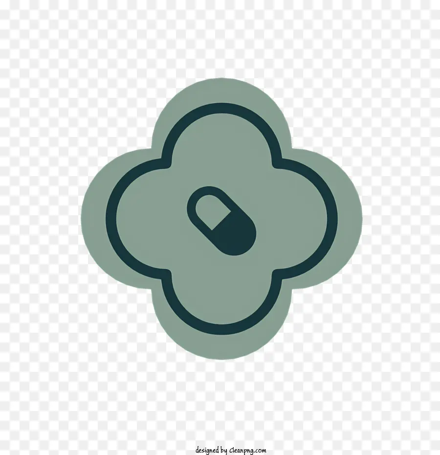 Diseño Floral，Pastilla Azul PNG