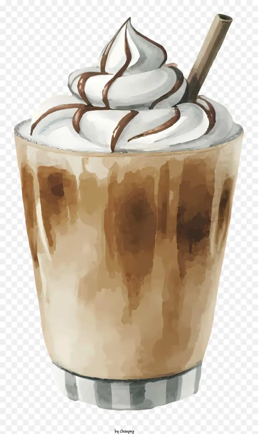 Chocolate Caliente，Crema Batida PNG