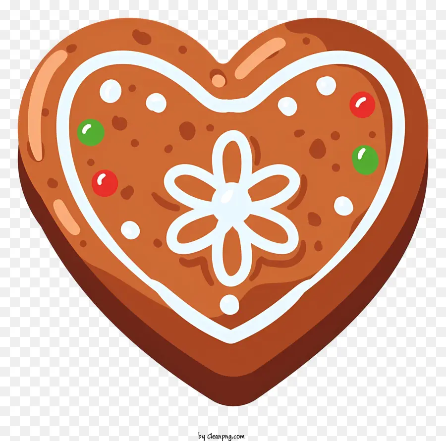 Galleta En Forma De Corazón，Galletas De Chispas De Chocolate PNG