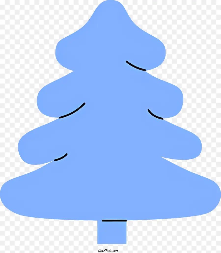 árbol De Navidad，Azul PNG