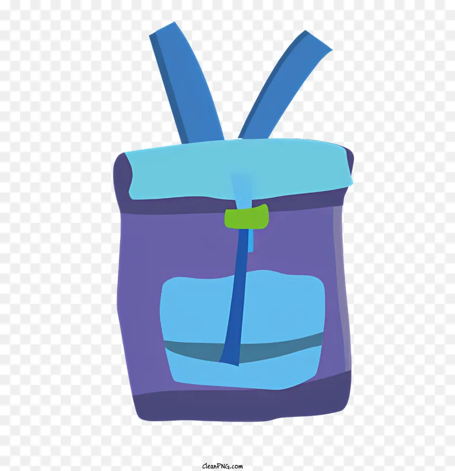 Mochila Azul，Mochila De Estilo De Dibujos Animados PNG