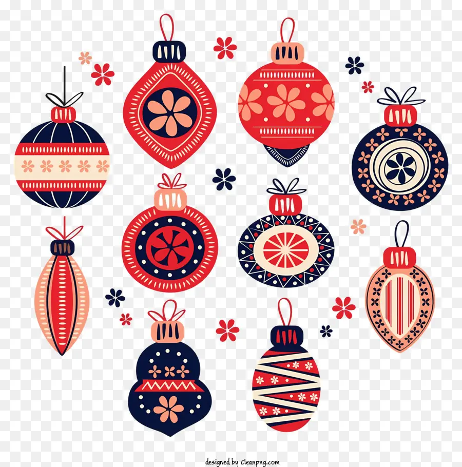 Las Decoraciones De Las Fiestas，Adornos De Navidad PNG