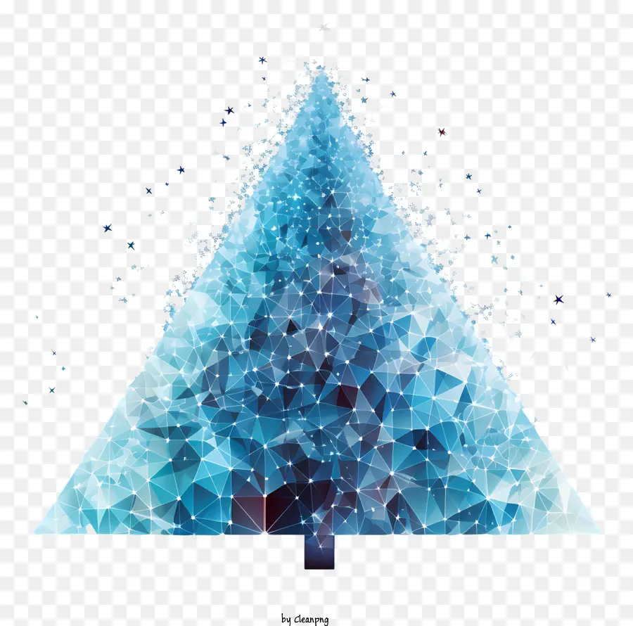 árbol De Navidad，Azul PNG