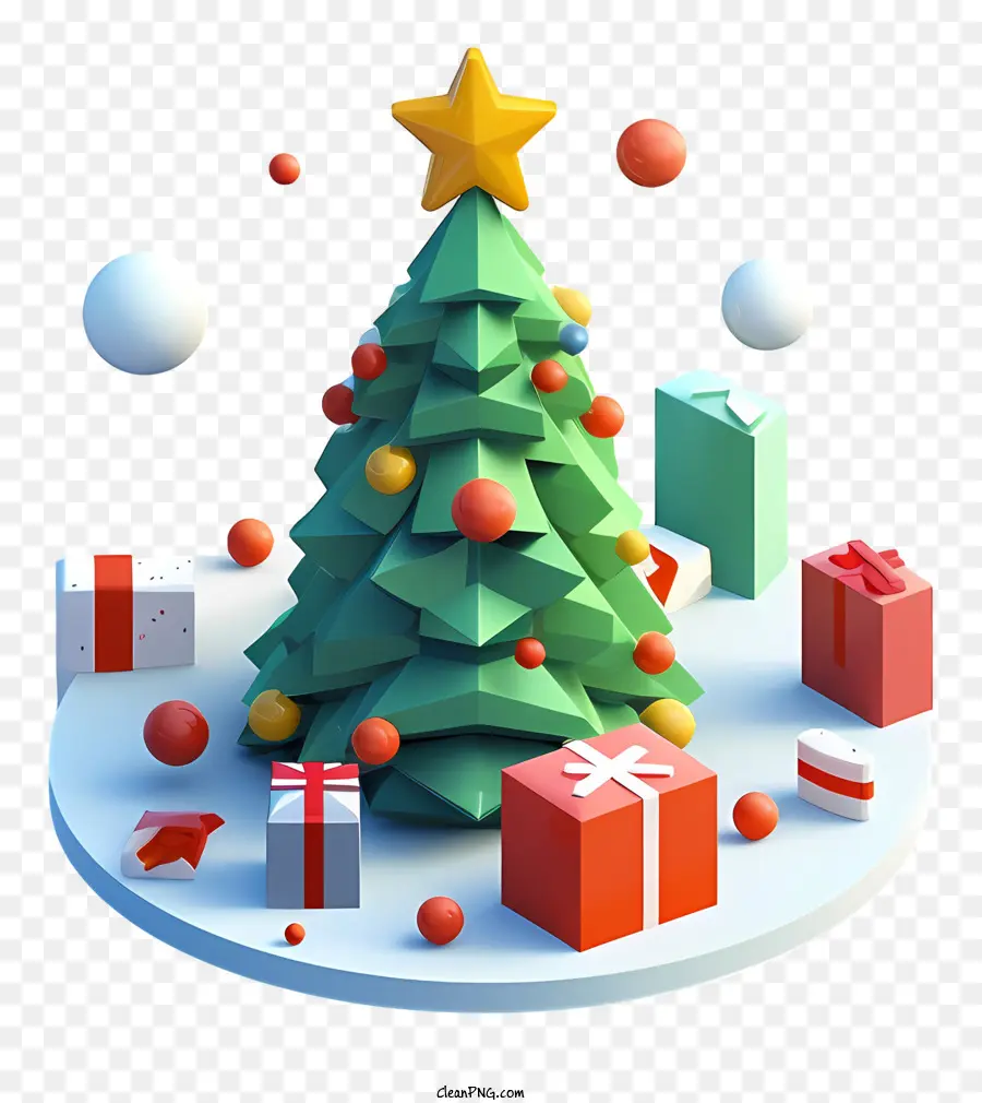 árbol De Navidad，Regalos PNG