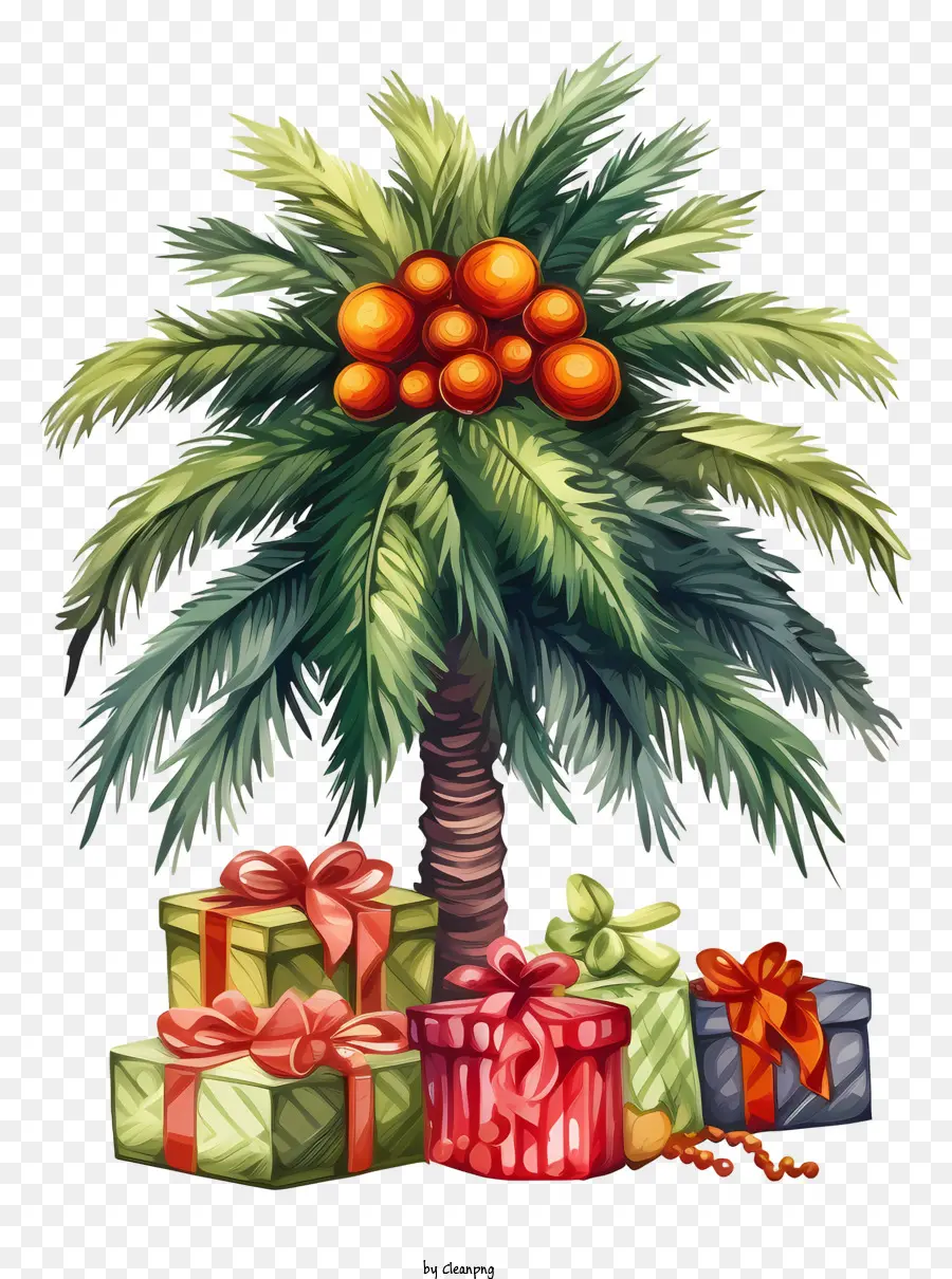 árbol De Navidad，Palmera PNG