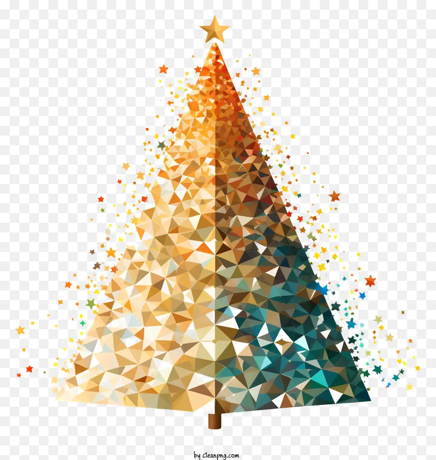 Ilustración Del árbol De Navidad，Resumen Del árbol De Navidad PNG