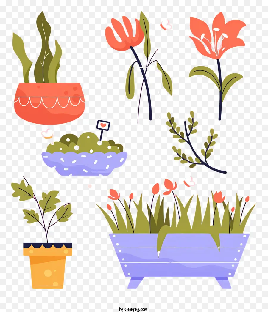 Las Plantas，Flores PNG